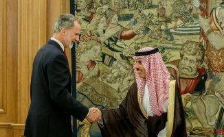 The King meets in Zarzuela with the Saudi Foreign Minister