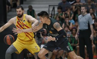 Barça gets up in Badalona and recovers the court factor