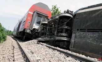 At least three people die and several are injured when a train derails in Germany