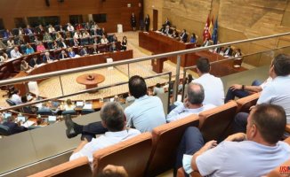The taxi sector is expelled from the Madrid Assembly in the debate on the regulation of the VTC