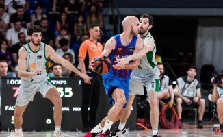 La Penya exhibits itself at the Palau and recovers the court factor against Barça