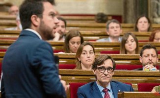 Aragonès shows conciliation to weave complicities with the sovereignist groups and PSC