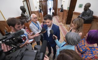 Rufián assures that no one pressured him to ask for forgiveness and ignores if he will suffer reprisals