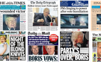 The British press punishes Boris Johnson: