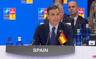 Sánchez meets again with a Spanish flag upside down