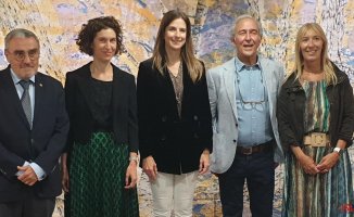 Exhibition 'The tree and its forest of signs', by Aitor de Mendizabal, at the Spanish embassy in Andorra
