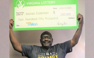 After he claims he had hoped to win the lottery, a man wins $250,000