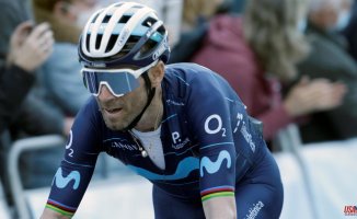 Alejandro Valverde, hit by a car that has fled