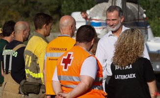 Felipe VI supports the emergency tasks in Las Hurdes and stands in solidarity with those affected