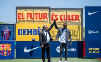 Dembélé signs with Barça until 2024: