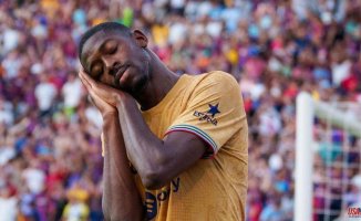 Dembélé dazzles in the United States and celebrates Stephen Curry