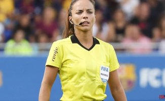 Marta Huerta de Aza, first Spanish referee in a European Championship: