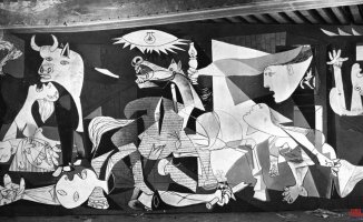 The digital Guernica that arrives in Tokyo on a giant screen