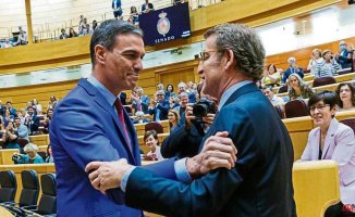 Sánchez picks up Feijóo's glove and requests a debate in the Senate