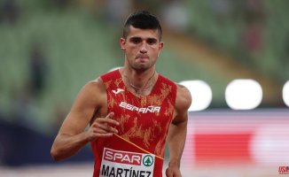 The Spanish Asier Martínez, gold in the final of the 110 meters hurdle
