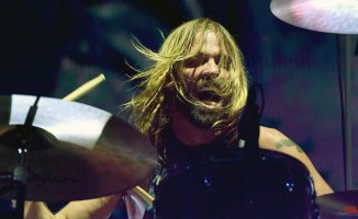 The emotional moment in which Taylor Hawkins' son paid tribute to his father live