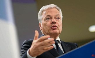 The visit of the European Commissioner for Justice Didier Reynders shows the schism between the PSOE and the PP