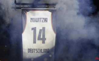 Germany retires Nowitzki's jersey in emotional tribute
