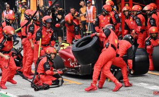 Ferrari returns to ruin a podium to Carlos Sainz with a calamitous stop