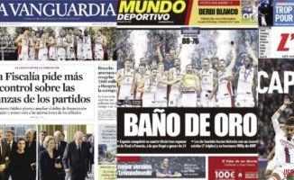 "Giants", "family"... the press surrenders to the European champions
