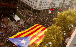 Between 150,000 and 700,000 people participate in the Diada demonstration
