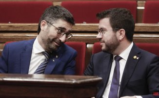 Aragonès is considering breaking up with Junts after the request for the question of confidence