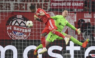 The Bayern punishes the lack of aim of the Barça