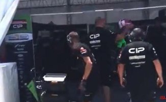 MotoGP investigates a technician who attacked a Moto3 rider for breaking the bike