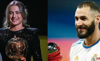 Benzema and Alexia Putellas, the big favorites for the Ballon d'Or