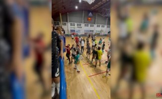 Serious incidents in a futsal match in Canet de Mar