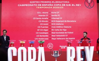 CD Rincón - Espanyol and CD Quintanar del Rey - Girona, in the first round of the Copa del Rey