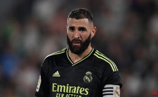Benzema, low for the match against Sevilla