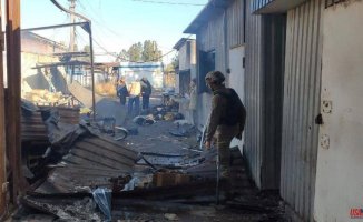 Russian bombing of Donetsk market leaves seven dead