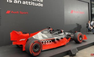 This is what the Audi car that will compete in F1 in 2026 looks like