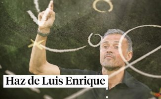 Make Luis Enrique and choose the eleven of Spain