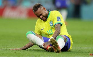 Neymar, out of play until the round of 16