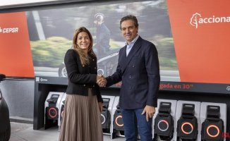 Acciona and Cepsa join forces to promote a network of battery exchangers