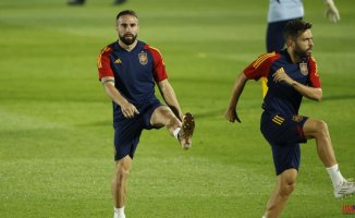 Carvajal, the only novelty in the eleven of Spain against Germany