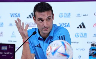 Scaloni: "Messi is fine, he doesn't have any problem"