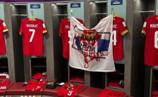 FIFA opens a file on Serbia for hanging a flag against Kosovo in the locker room