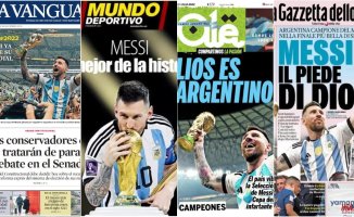 This is how newspapers around the world have collected the victory of Messi's Argentina in the World Cup