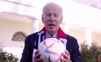 The goal of the Prime Minister of the Netherlands to Biden on account of 'soccer'