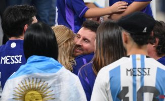 Messi's moving hug with his mother after becoming world champion