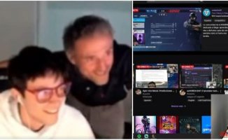 Luis Enrique reappears in a live stream of his son and threatens to return to Twitch one day