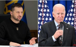 Biden receives Zelenski with Patriot missiles, more money and support "until the end" but from outside