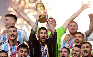Argentina wins the World Cup: Messi who is in heaven