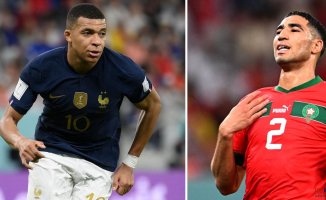 France - Morocco: Schedule and where to watch the 2022 World Cup semifinals on TV today