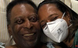 Pelé, one more fan of Argentina and Messi from the hospital