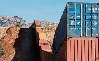 Arizona vows to remove container barrier if Biden finishes Trump's wall