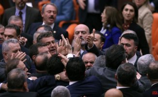 A Turkish deputy in the ICU after being punched by a rival in Parliament